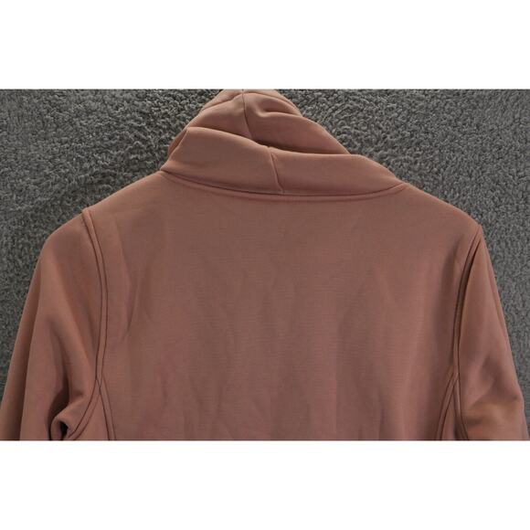 The North Face Pullover Women's L Pink Sherpa Lined Cowl Neck Fleece Sweater - Picture 8 of 8